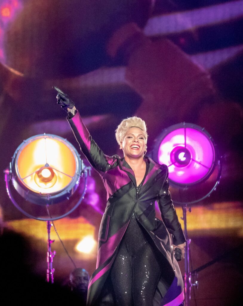 Pink performs at Gila River Arena in Glendale, AZ on March 30, 2019.
