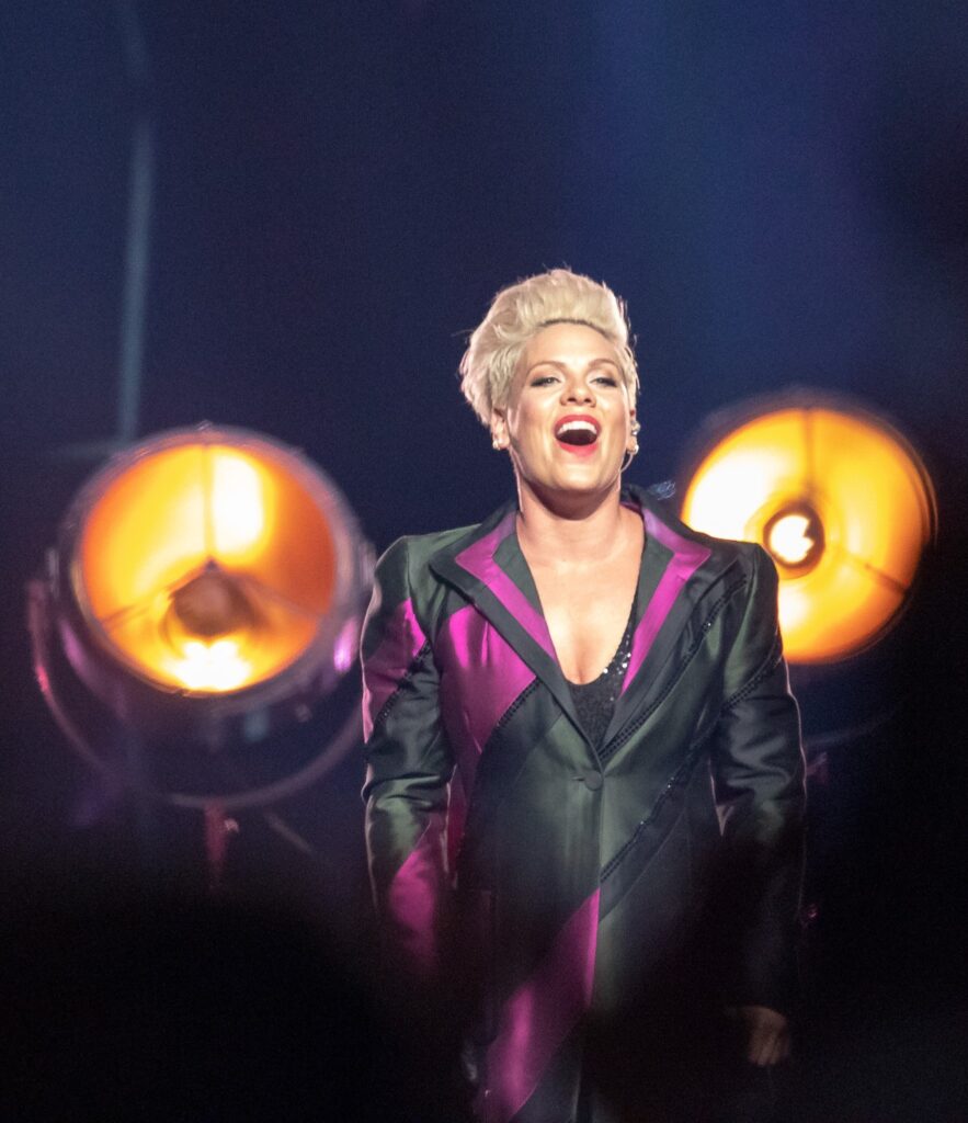 Pink performs at Gila River Arena in Glendale, AZ on March 30, 2019.