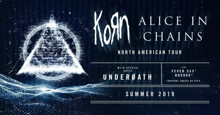 Korn and Alice in Chains will embark on a co-headlining tour in summer 2019