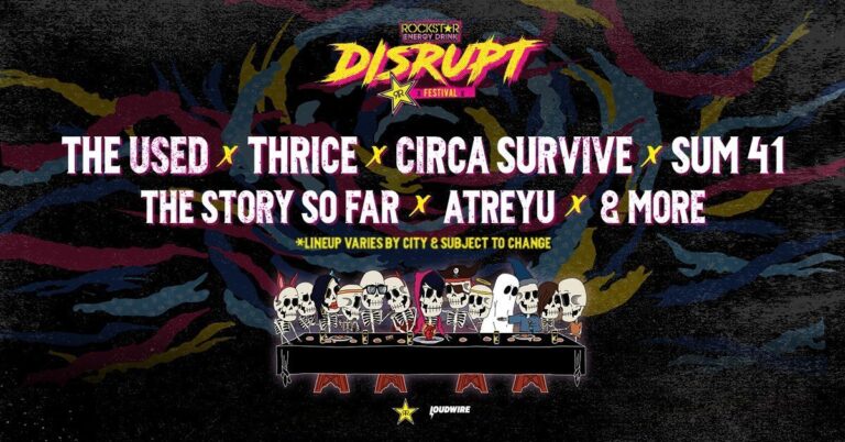The Rockstar Disrupt Festival has announced its inaugural lineup, including Thrice, The Used, Circa Survive and more.