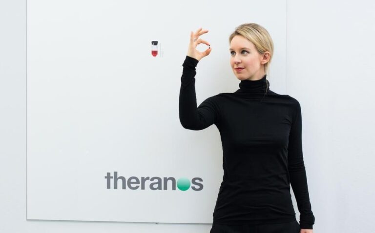Elizabeth Holmes in The Inventor: Out for Blood in Silicon Valley