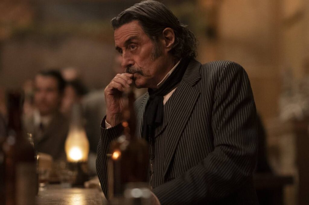 Ian McShane in Deadwood: The Movie