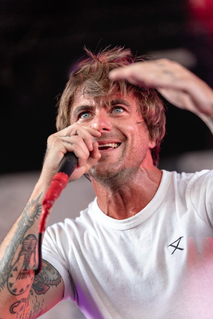 Circa Survive performs at the Rockstar Disrupt Festival in Phoenix, AZ on July 27, 2019.