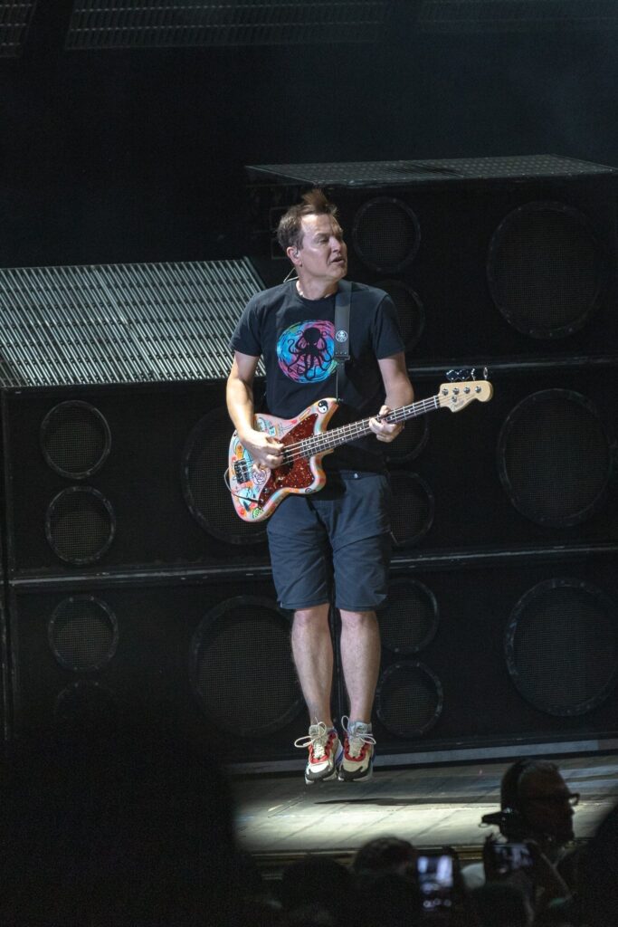 Blink-182 performs at Ak-Chin Pavilion in Phoenix, AZ on August 5, 2019.