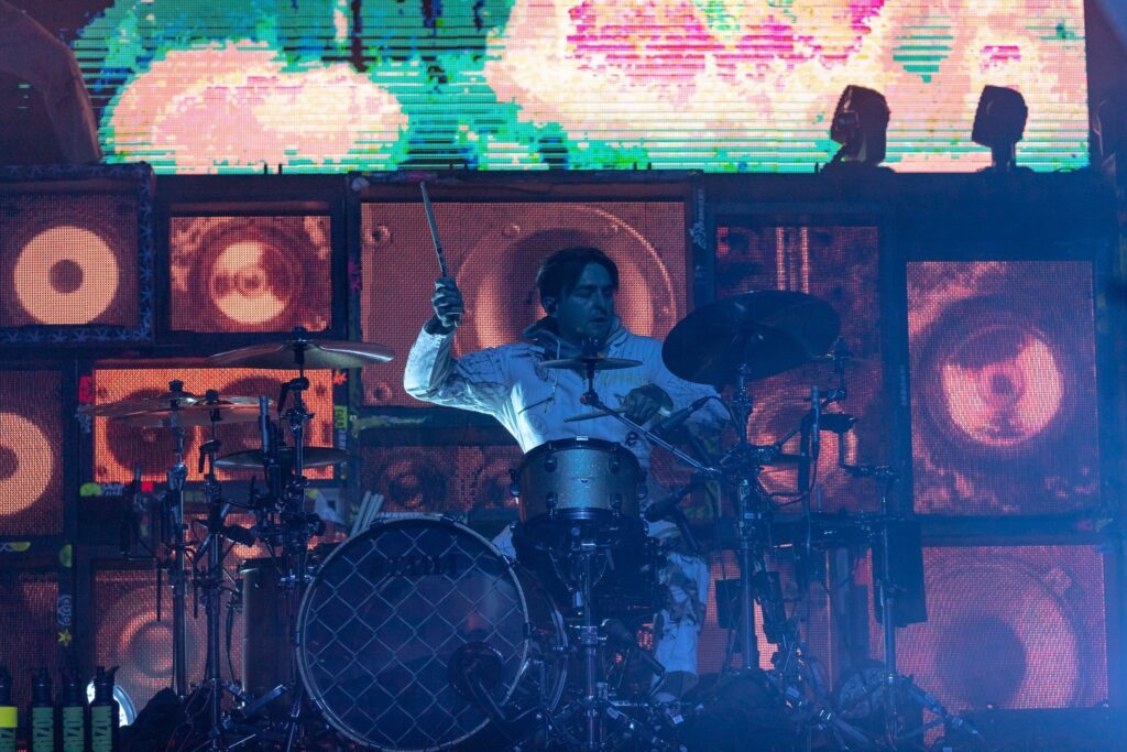 Bring Me the Horizon performs at Comerica Theater in Phoenix, AZ on October 10, 2019. Photo by Brent Hankins