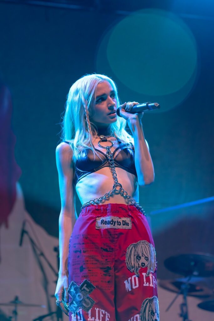 Poppy performs at Comerica Theater in Phoenix, AZ on October 10, 2019. Photo by Brent Hankins