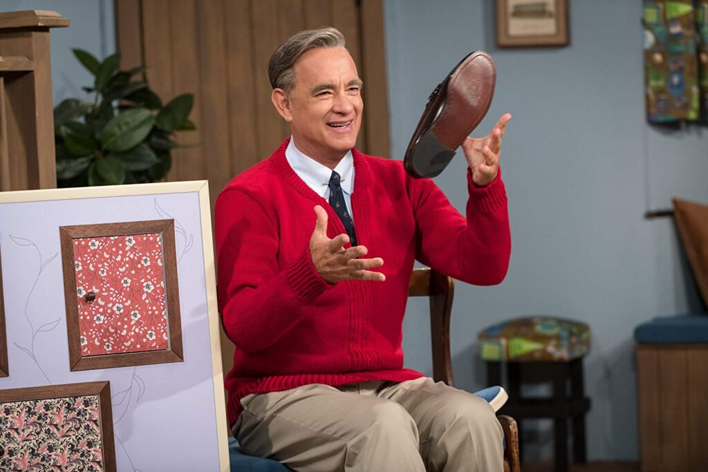 Tom Hanks as Mr. Rogers in A Beautiful Day in the Neighborhood