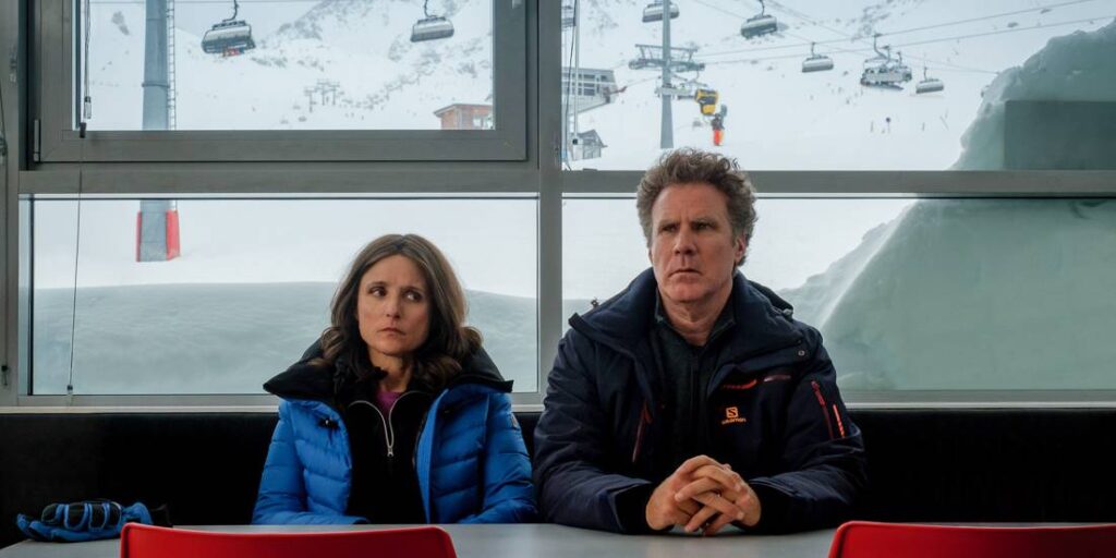 Julia Louis-Dreyfus and Will Ferrell in Downhill