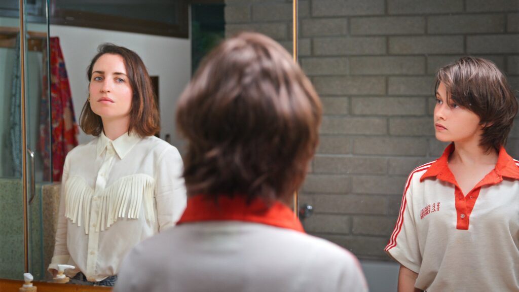 Zoe Lister-Jones and Cailee Spaeny appear in How it Ends by Daryl Wein and Zoe Lister-Jones, an official selection of the Premieres section at the 2021 Sundance Film Festival. Courtesy of Sundance Institute | photo by Daryl Wein.