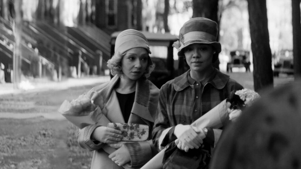 Ruth Negga and Tessa Thompson appear in Passing by Rebecca Hall, an official selection of the U.S. Dramatic Competition at the 2021 Sundance Film Festival. Courtesy of Sundance Institute | photo by Edu Grau.