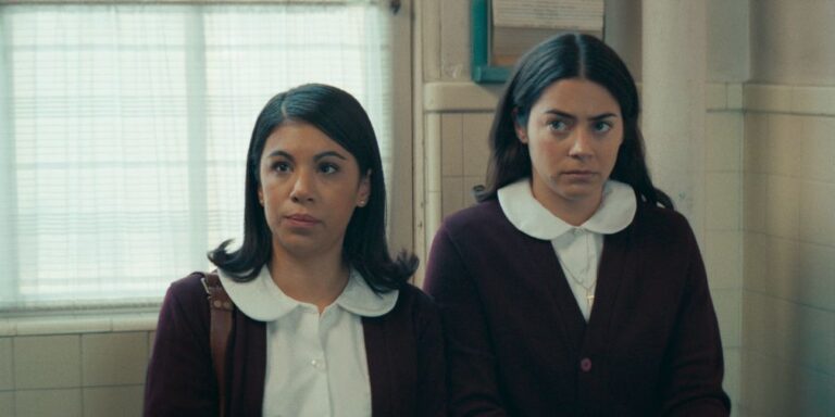 Chrissie Fit and Lorenza Izzo in WOMEN IS LOSERS at SXSW 2021