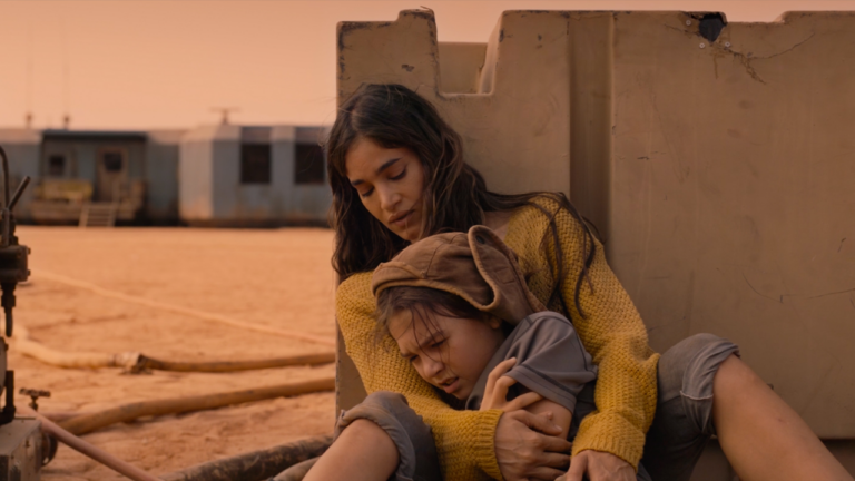 Sofia Boutella and Brooklynn Prince in Settlers at the 2021 Tribeca Film Festival