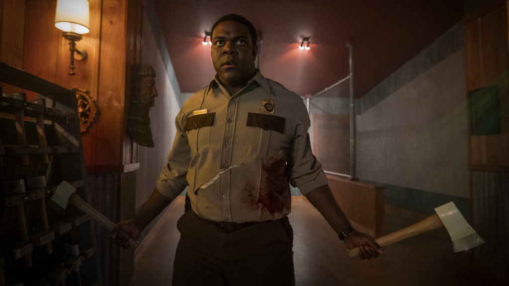 Sam Richardson in Werewolves Within at the 2021 Tribeca Film Festival