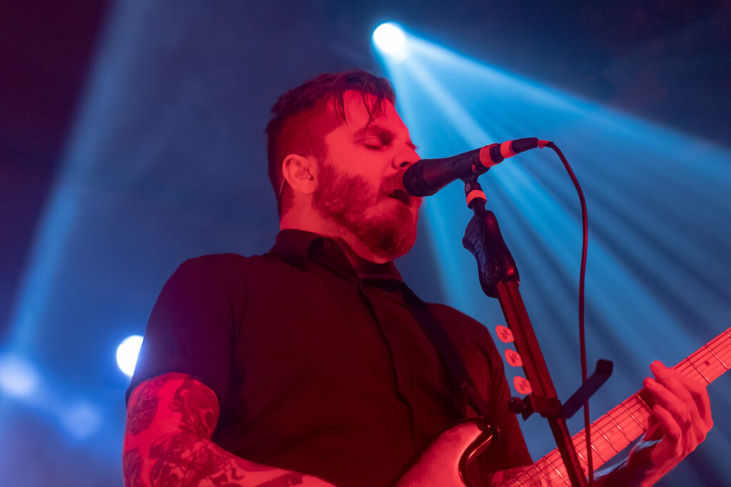 Thrice performs at the Roseland Theater in Portland, OR on October 23, 2021.