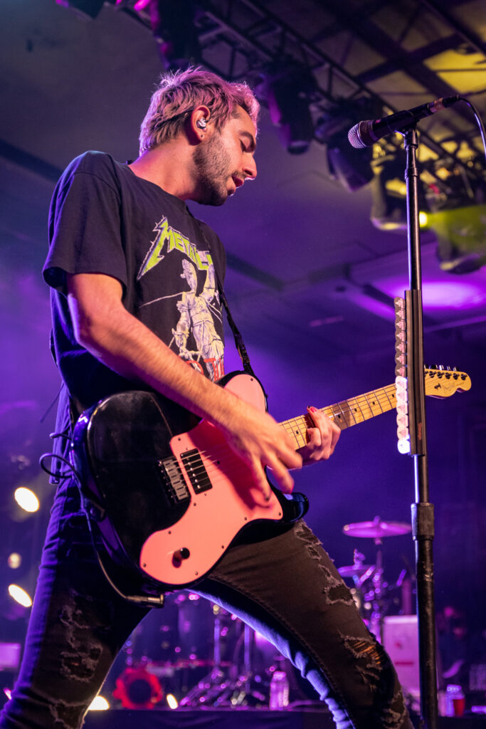 All Time Low performs at the Roseland Theater in Portland, OR on November 6, 2021.