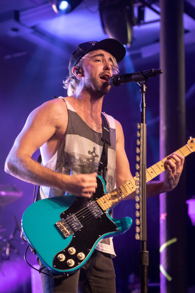 All Time Low performs at the Roseland Theater in Portland, OR on November 6, 2021.