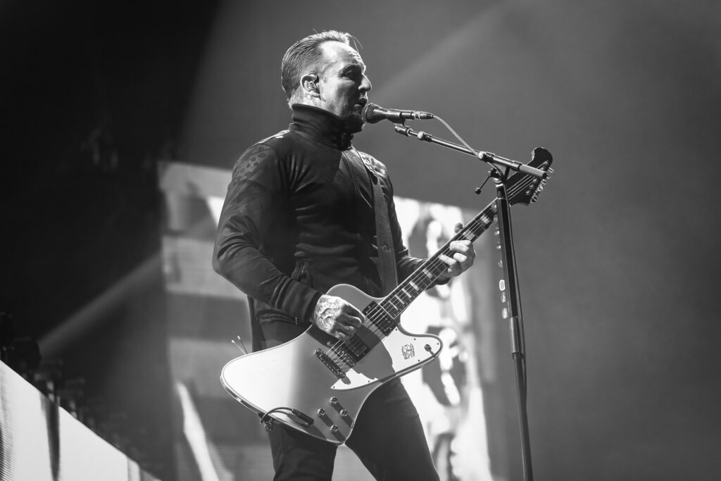 Volbeat performs at Veterans Memorial Coliseum in Portland, OR on January 29, 2022.