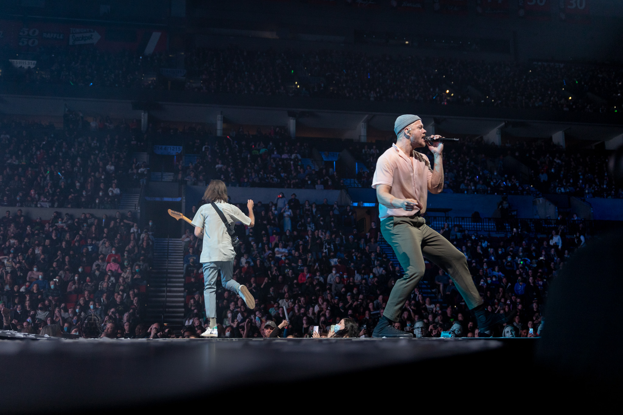Imagine Dragons performs at Moda Center in Portland, OR on March 9, 2022.