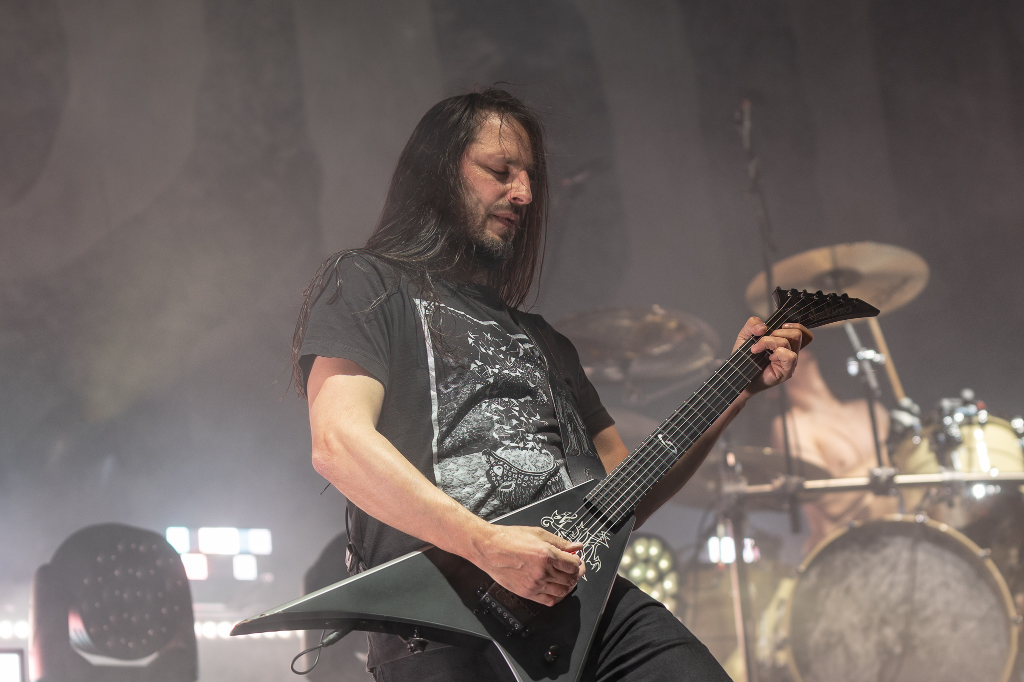 Gojira perform at Moda Center Theater of the Clouds in Portland, OR on April 14, 2022.