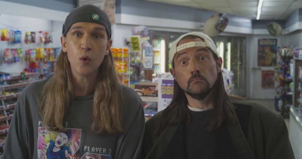 Jason Mewes and Kevin Smith in CLERKS III