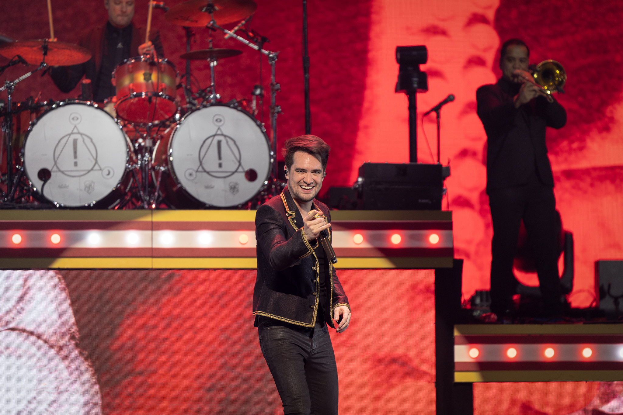 Panic! at the Disco perform at Moda Center in Portland, Oregon on October 15, 2022.