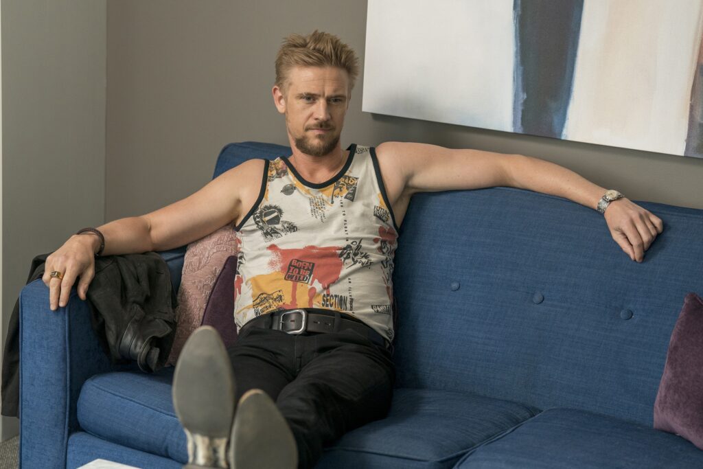 JUSTIFIED: CITY PRIMEVAL "The Oklahoma Wildman" Episode 2 (Airs Tuesday, July 18) Pictured: Boyd Holbrook as Clement Mansell. CR: Chuck Hodes/FX