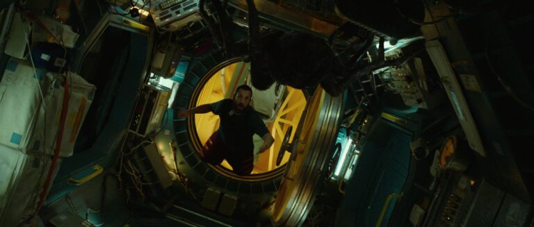 SPACEMAN. (L to R) Adam Sandler as Jakub and Hanus in Spaceman. Cr. Courtesy of Netflix © 2023.