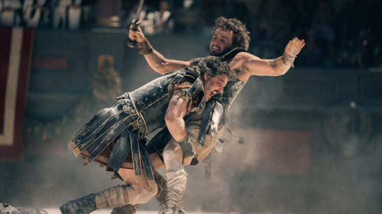 Paul Mescal and Pedro Pascal in GLADIATOR II