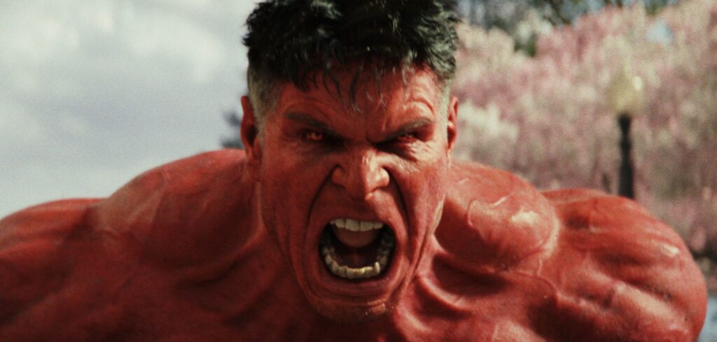 Red Hulk/President Thaddeus Ross (Harrison Ford) in Marvel Studios' CAPTAIN AMERICA: BRAVE NEW WORLD. Photo courtesy of Marvel Studios. © 2024 MARVEL.