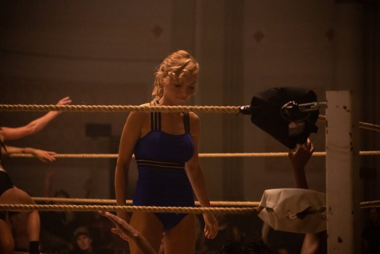 Francesca Eastwood as Mae Young in QUEEN OF THE RING