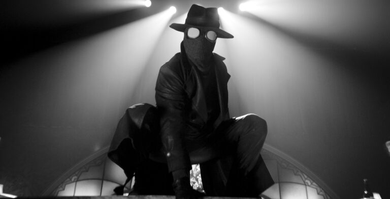 TV Review: ‘Spider-Noir’ “The Spider” (Nicolas Cage) in a scene from Prime Video’s Spider-Noir (Courtesy of Prime Video)